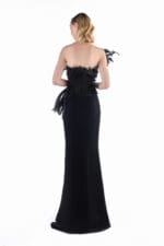 Noir Wing Column Gown - Image 4