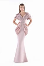 Blush Meridian Mermaid Gown - Image 3