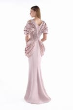 Blush Meridian Mermaid Gown - Image 4