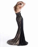 Midnight Illusion Mermaid Gown - Image 2