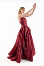Burgundy Sovereign Ball Gown - Image 3