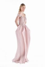 Blush Etching Column Gown - Image 4