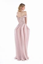 Blush Etching Column Gown - Image 3