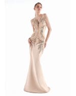 Gilded Canopy Mermaid Gown