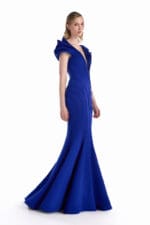 Cobalt Facet Mermaid Gown - Image 4