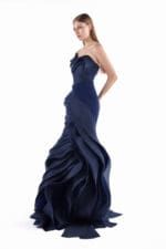 Navy Nocturne Mermaid Gown - Image 4