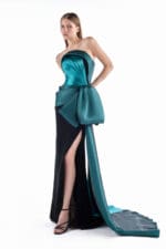 Emerald Theatre Column Gown