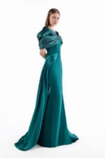 Emerald Aegis Mermaid Gown - Image 3
