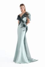 Mint Tempest Mermaid Gown - Image 3