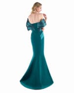 Emerald Sash Mermaid Gown - Image 2