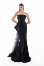 Noir Lace Mermaid Gown - Image 3