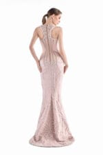 Blush Mosaic Corset Gown - Image 4