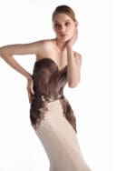 Cocoa Cameo Mermaid Gown - Image 2