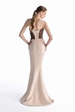 Cocoa Cameo Mermaid Gown - Image 3